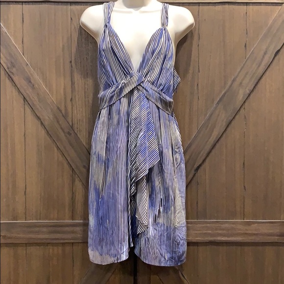 Banana Republic Dresses & Skirts - beautiful BR silk sleeveless deep V dress, 10P